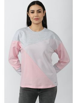 Van Heusen - Grey & Multi Sweatshirt Colorblock