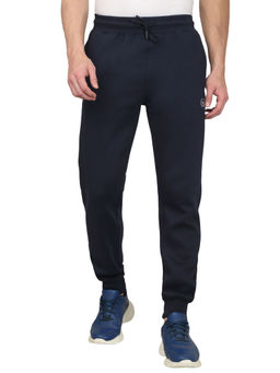 Cantabil - Men Solid Navy Blue Joggers
