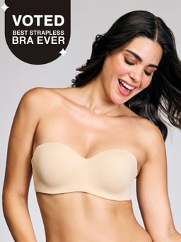 Nykd by Nykaa - The Ultimate Multiway Strapless Padded Wired Bra NYB027 Sand