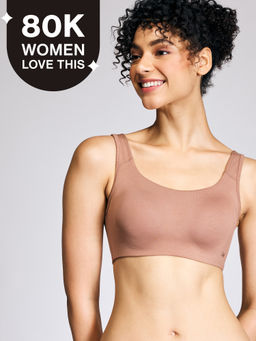 Nykd by Nykaa - Soft Cup Easy-Peasy Slip-on Bra with Full Coverage NYB113 Coco
