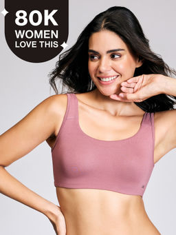 Nykd by Nykaa - Soft Cup Easy-Peasy Slip-on Bra with Full Coverage - Wistful Mauve NYB113