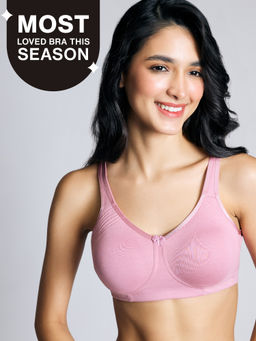 Nykd by Nykaa - Encircled with love Cotton Shape & Support Non Padded Non Wired NYB169 Blush