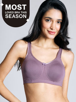 Nykd by Nykaa - Encircled with love Cotton Shape & Support Non Padded Non Wired NYB169 D.Mauve