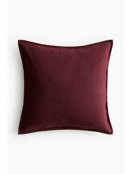 H&M - Red Linen-blend cushion cover