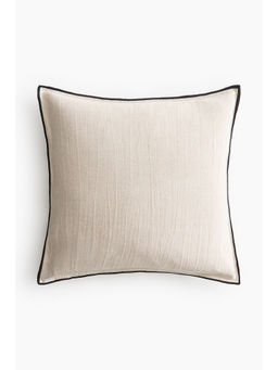 H&M - Beige Linen-blend cushion cover