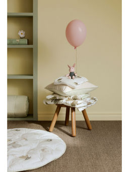 H&M - White Patterned muslin baby blanket