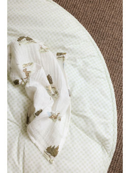 H&M - White 2-pack patterned muslin cloths