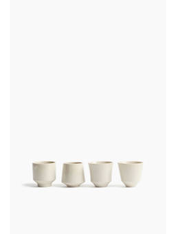 H&M - White Stoneware mugs