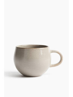 H&M - Brown Reactive-glaze stoneware tea mug