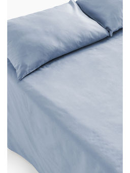 H&M - Blue Cotton queen bed sheet set