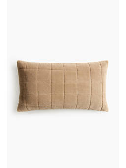 H&M - Beige Fluffy cushion cover