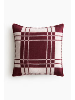 H&M - Red Wool-blend cushion cover