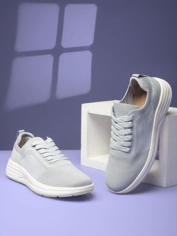 Bata Comfit - Women Grey Casual Lace-Ups Sneakers