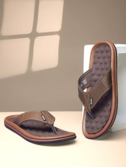 Bata - Men Brown Flip Flops