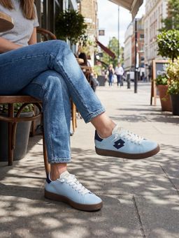 LOTTO - Autograph Og Blue Leather Sneakers for Women