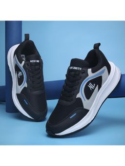 NEW LIMITS - Velocity Lightweight Mesh Black Running Shoes
