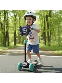 StarAndDaisy - Adjustment, LED Wheels & Brakes Green X NASA Kick Foldable Skate Scooter