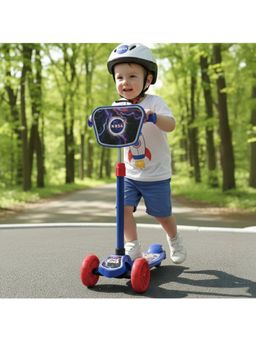 StarAndDaisy - Adjustment, LED Wheels & Brakes Multi-Color X NASA Kick Foldable Skate Scooter