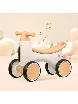 R for Rabbit - Beige Speedster Glider Rideon