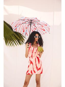 Zip by Payal & Zinal - Sunset Strokes Printed Vest Top and Skirt (Set of 2)