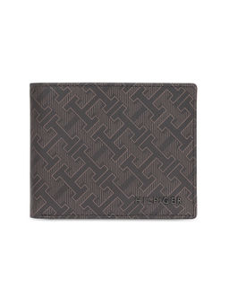 Tommy Hilfiger - Men Leather Passcase Wallet - Brown