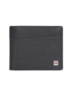 Tommy Hilfiger - Men Leather Global Coin Wallet - Black