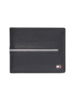 Tommy Hilfiger - Men Leather Passcase Wallet - Black