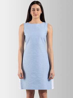 FableStreet - Above Knee Colour Block Dress