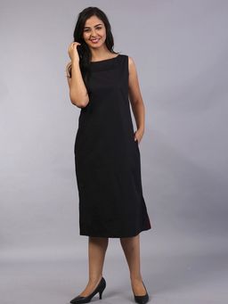 FableStreet - Midi Dress - Black