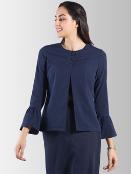 FABLE STREET - Round Neck Full Sleeve Jacket