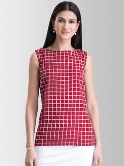 FABLE STREET - Red Checks Top