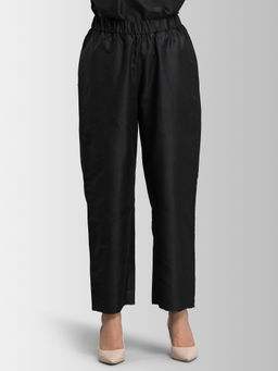 FABLE STREET - Black Solid Pant