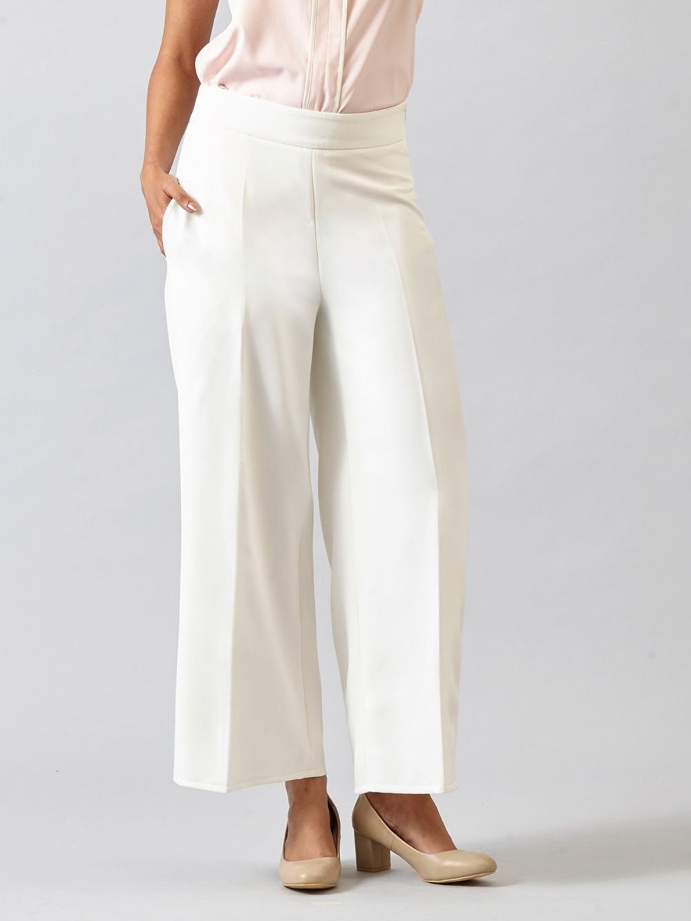 High Waist Wide Leg Trousers 