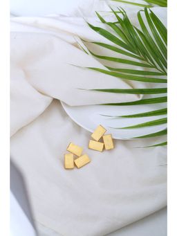 Mitali Jain - Anarchy Gold Statement Geometric Studs