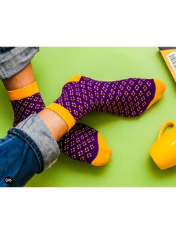 Dynamocks - Men & Women Cotton Ankle Length Socks Multi-Color