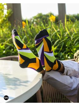 Dynamocks - Men & Women Cotton Ankle Length Socks Multi-Color