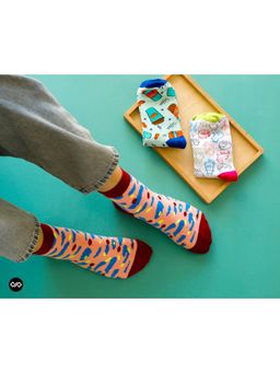 Dynamocks - Men & Women Cotton Ankle Length Socks Multi-Color