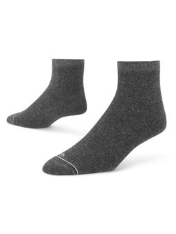 Dynamocks - Men Cotton Ankle Length Socks Charcoal