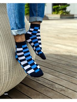 Dynamocks - Men & Women Cotton Ankle Length Socks Multi-Color