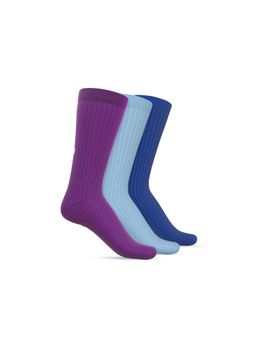 TalkingSox - Bamboo Crew Socks, Mild Compression Soft & Breathable Socks Multi-Color (Pack Of 3)