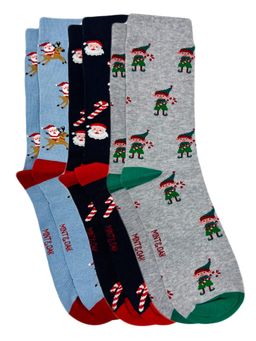 Mint & Oak - Christmas Delight For-Men Multi-Color (Pack Of 3)