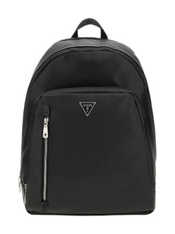Guess - Men Backpack Solid Black