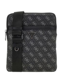 Guess - Men Sling Bag Printed Grey & Black