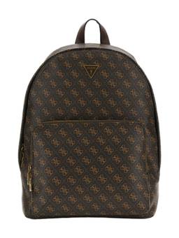 Guess - Men Backpack Printed Brown