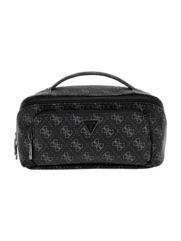 Guess - Men Travel Bag Printed Black & Grey