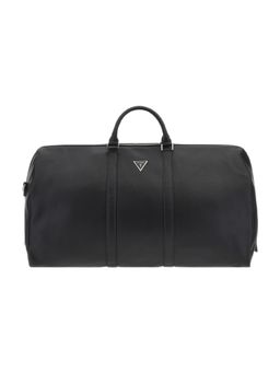 Guess - Men Duffel Bag Solid Black