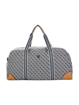 Guess - Men Duffel Bag Printed Light Grey