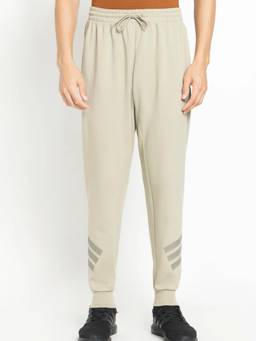 adidas - Men Beige Fi 3 Stripes Joggers
