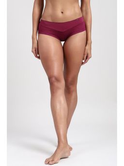 Van Heusen - Women Full Coverage Lace Wine Hipster Panty
