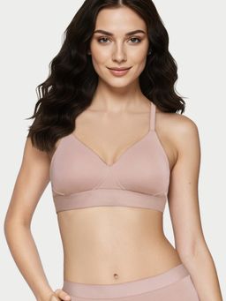 Enamor - Women The Flex Lightly Padded Cotton Comfort Nude T-Shirt Bra